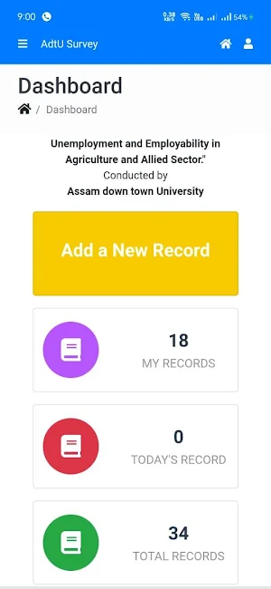 Adtu Survey Screenshot 3