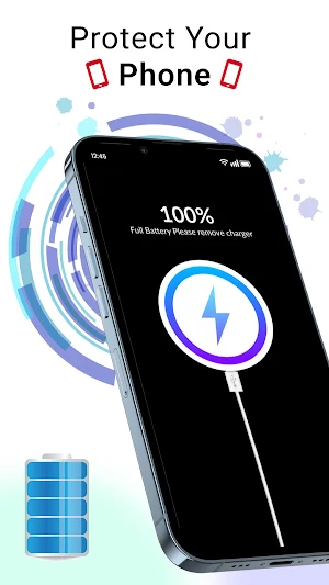 Full battery Alarm 100% Screenshot 2