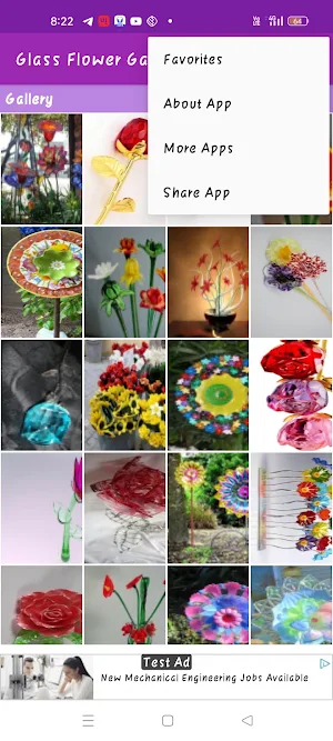 Glass Flower Gallery Screenshot 1
