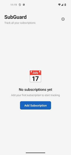 SubGuard - Subscription Track Screenshot 0