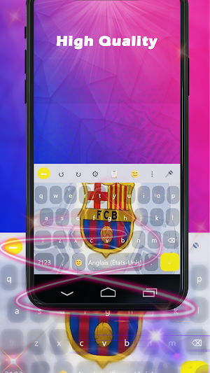 FC Barcelone keyboard theme Screenshot 0