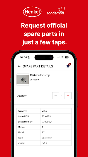Sonderhoff AI Service Assist Screenshot 2