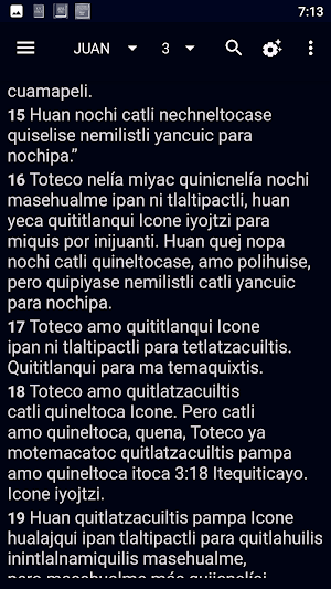 Nahuatl Occidental Bible- west Screenshot 3