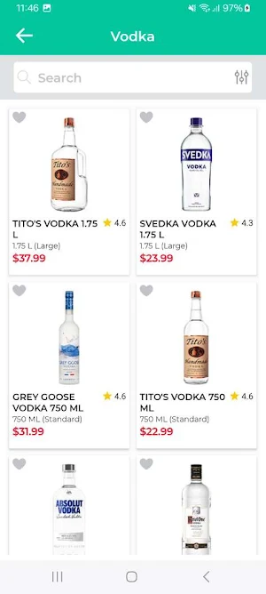 Blue Streak Wines & Spirits Screenshot 2