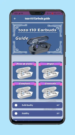tozo t10 Earbuds guide Screenshot 0