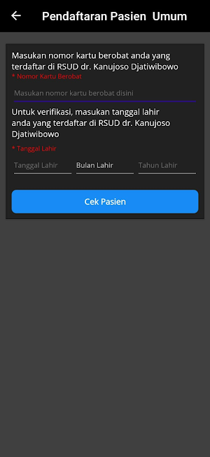 RSUD Kanujoso Mobile Screenshot 2