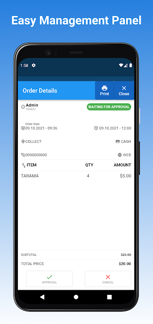 FoodMark Merchant Screenshot 1