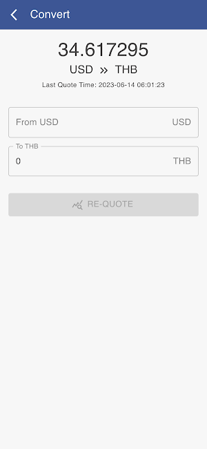 USD to Thai Baht Screenshot 1