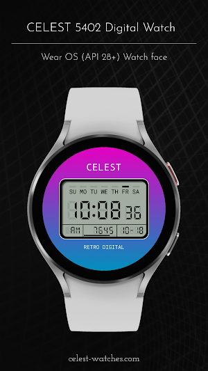 CELEST5402 Retro Digital Watch Screenshot 1