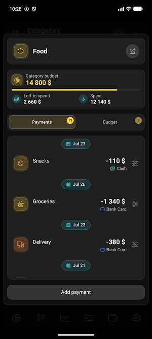 MoneeFlow: DailyLimit Screenshot 3
