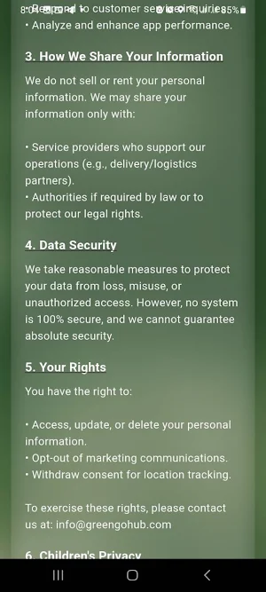 GreenGo-Hub Aggregator Screenshot 2