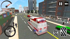 Ambulance hospital parking: city rescue driving Screenshot 3