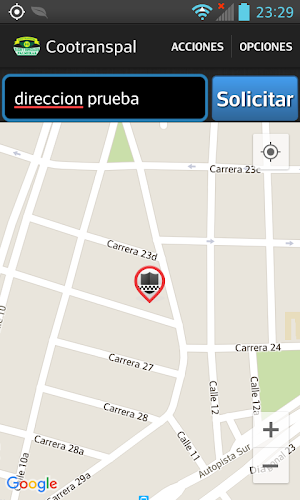 Taxis Palmeras - Cootranspal Screenshot 1