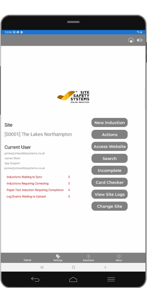 Induction Manager Screenshot 0