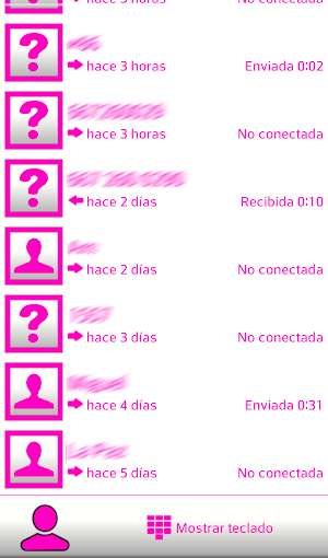 THEME BIG PINK WH FOR EXDIALER Screenshot 3