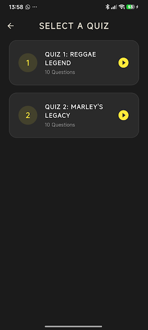 Bob Marley Quotes & Quiz Screenshot 3