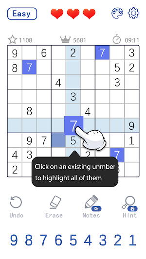 Kodoku - Flow Sudoku Screenshot 1