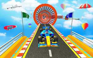 Formula Car Stunts Drive Game Screenshot 2