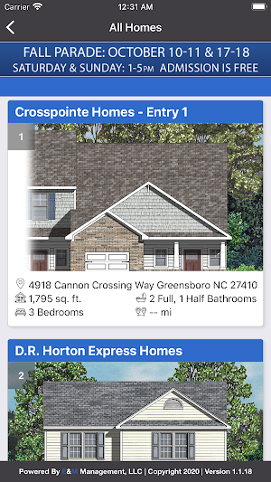 Greensboro Parade of Homes Screenshot 3