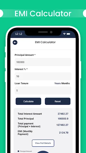LoanCash - Emi Loan Calculator Screenshot 1