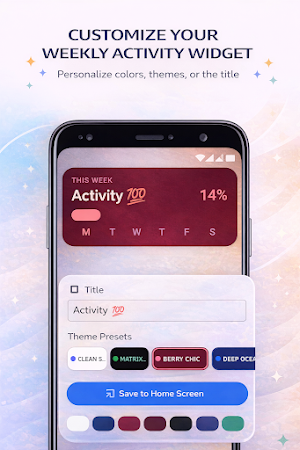 Productivity Tracker Widget Screenshot 3