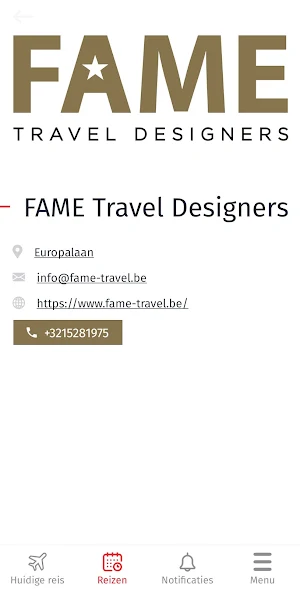 FAME Travel Designers Screenshot 0