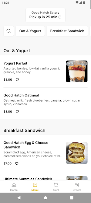 Good Hatch Eatery Screenshot 1