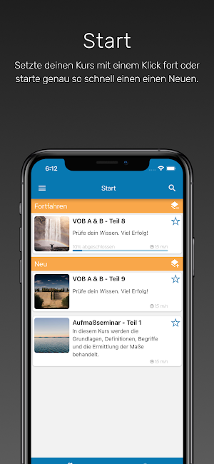 Online Meisterschule Lern-App Screenshot 2
