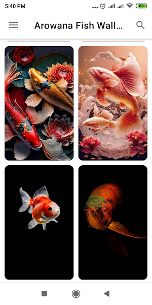 Arowana Fish Wallpaper Screenshot 2