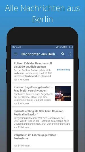 Berlin Zeitungen Screenshot 1