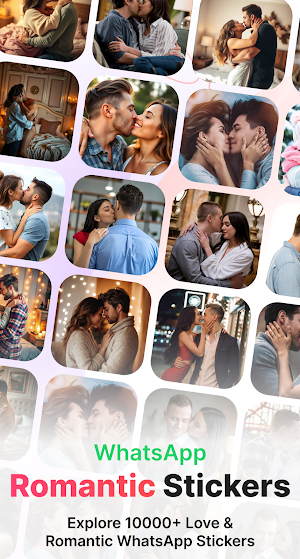 Romantic WhatsApp Stickers Screenshot 0