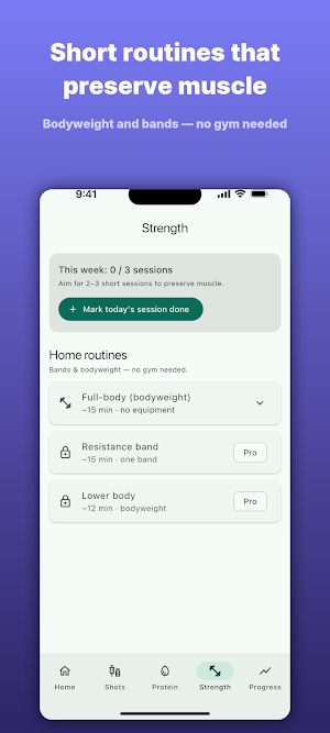 GLP-1 Muscle Coach Screenshot 2