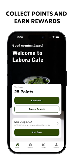Labora Cafe Rewards Screenshot 0