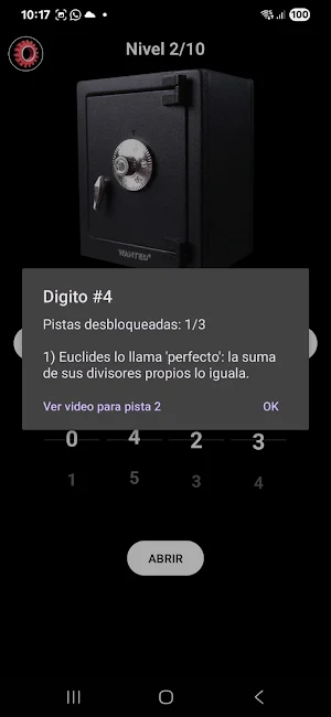 Caja Fuerte Screenshot 1