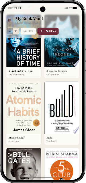 My Book Vault Screenshot 0