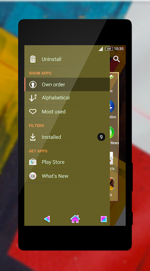 Various colors | Xperia™ Theme Screenshot 2