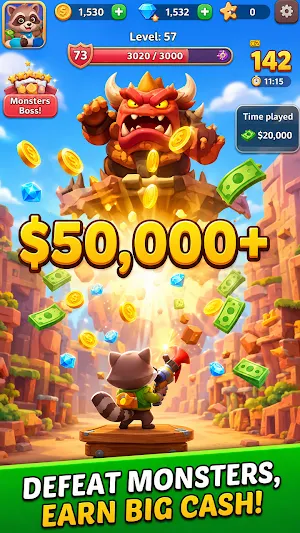 Monster Win - Get Real Cash Screenshot 0