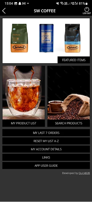 South West Coffee Screenshot 2
