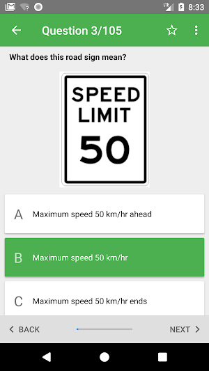 Canada Driving Theory Test Screenshot 0