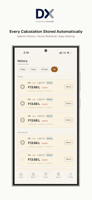 DX - Diamond Price Calculator Screenshot 3