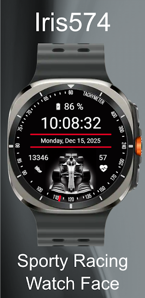 Iris574 Sporty Theme Watch Screenshot 1