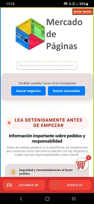 Mercado de Páginas Screenshot 1