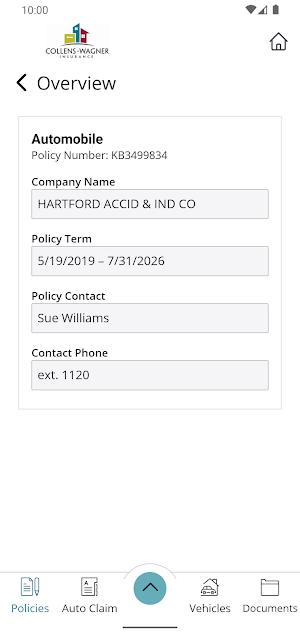 Collens-Wagner Insurance 24/7 Screenshot 3