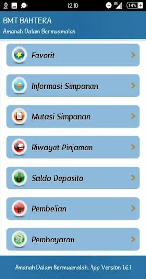 Bahtera Mobile Online Screenshot 1