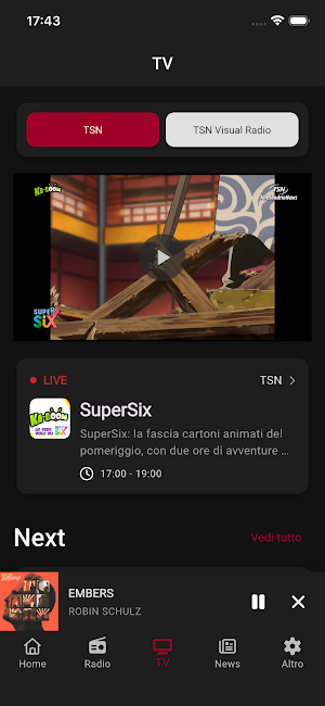 RadioTSN Screenshot 2