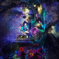 Fairy House Forest - Wallpaper