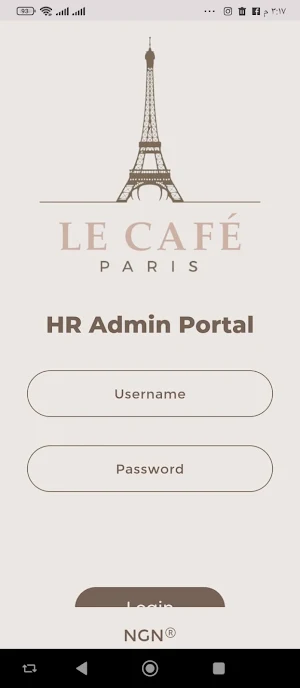 Le Café Paris Portal Screenshot 2