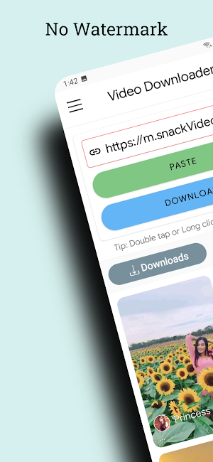 Video Downloader for Snack Screenshot 1