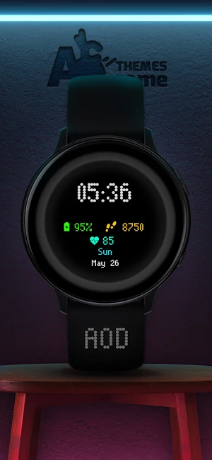 NEON-ONE - Gyro Watch Face Screenshot 1