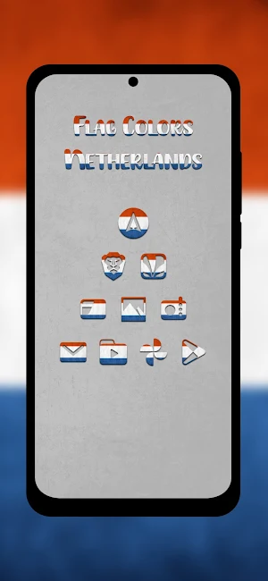 Netherlands- Flag Colors Icons Screenshot 1